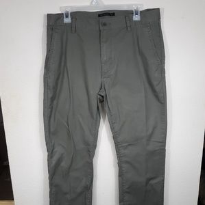 John varvatos USA Made Cotton Olive Grn Chinos